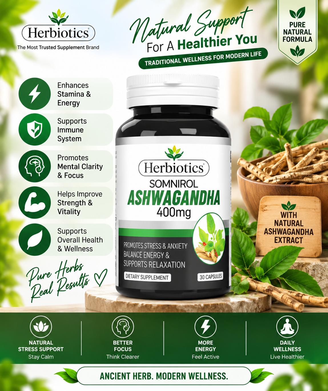 ChatGPT Image Sep 6, 2026, 01_03_37 AM Herbiotics Somnirol Ashwagandha 400mg – Stress & Relaxation Support - Image 1