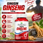 Herbiotics Ginosin Ginseng 750mg – Energy & Stamina Support