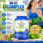 Herbiotics BN-D3 B Complex + Vitamin D3 | Energy & Nervous System Support