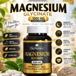 Herbiotics Magnesium Glycinate 1000mg | Double Strength Magnesium – 30 Tablets