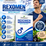 Herbiotics Rexomen with Salajit | Men’s Stamina, Energy & Vitality Support – 30 Tablets