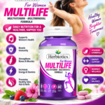 Herbiotics Multilife for Women | Multivitamin & Multimineral Formula – 60 Tablets