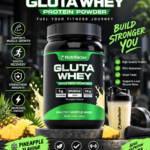 Nutrifactor Gluta Whey Protein Powder – 24g Protein + 5g Glutamine, Pineapple Flavour