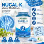 Nutrifactor Nucal-K Calcium, Vitamin D3 & K – Bone, Muscle & Immune Support, 30 Tablets