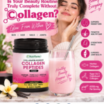 Nutrifactor Collagatin Advance Marine Collagen Peptides – Type 1 & 3, 6000mg Vanilla Powder