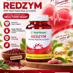 Nutrifactor Redzym Red Yeast Rice & CoQ10 – Heart & Cholesterol Support, 60 Tablets