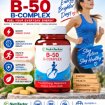 Nutrifactor B-50 B-Complex – Energy Metabolism & Nervous System Support, 30 Tablets