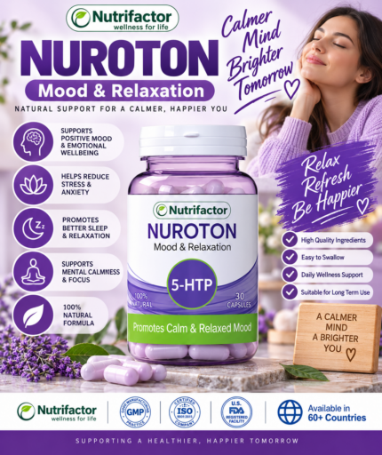 Nutrifactor Neuroton 5-HTP – Mood, Relaxation & Calm Support, 30 Capsules