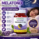 Nutrifactor Melatonix 5mg – Natural Sleep & Nighttime Relaxation Support, 30 Tablets