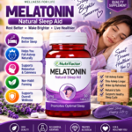 Nutrifactor Melatonin 3mg – Natural Sleep Aid & Relaxation Support, 30 Tablets