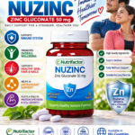 Nutrifactor Nuzinc Zinc Gluconate 50mg – Immune & Wellness Support, 30 Tablets