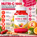 Nutrifactor Nutri-C 1000 – Vitamin C with Rose Hip & Citrus Bioflavonoids, 30 Tablets