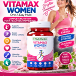 Nutrifactor Vitamax Women One A Day Multivitamin – Daily Wellness Support, 30 Tablets