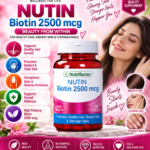 Nutrifactor Nutin Biotin 2500 mcg – Hair, Skin & Nail Support, 30 Tablets