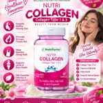 Nutrifactor Nutri Collagen Type 1 & 3 – Skin, Hair, Nails & Joint Support, 60 Capsules