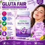 Nutrifactor Gluta Fair – L-Glutathione & Vitamin C Beauty Support, 30 Capsules