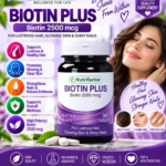 Nutrifactor Biotin Plus 2500 mcg – Hair, Skin & Nails Support, 30 Tablets