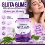 Nutrifactor Gluta Glime 500mg – Reduced Glutathione Antioxidant Support, 30 Tablets