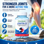 Nutrifactor Jointin-D Joint Support – Glucosamine, Chondroitin, MSM & D3, 30 Tablets