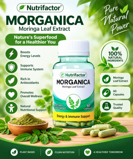 Nutrifactor Morganica Moringa Leaf Extract – 60 Natural Wellness Capsules