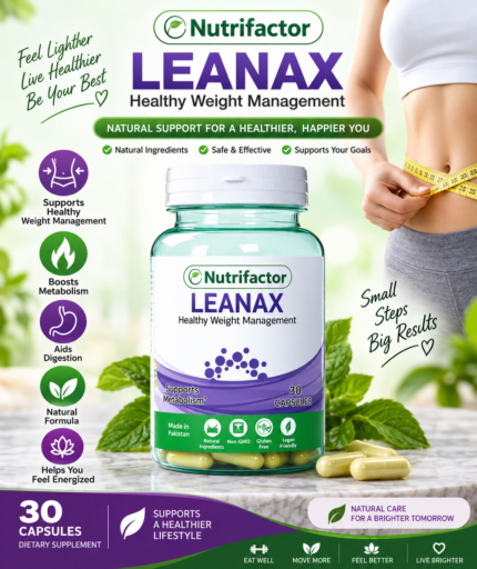 Nutrifactor Leanax – 30 Capsules Healthy Weight & Metabolism Support