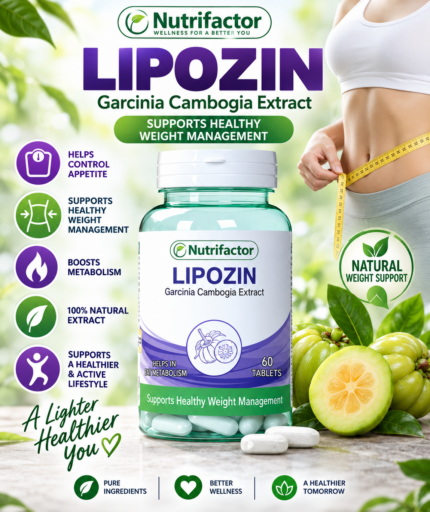 Nutrifactor Lipozin Garcinia Cambogia Extract – 60 Tablets Weight Management Support