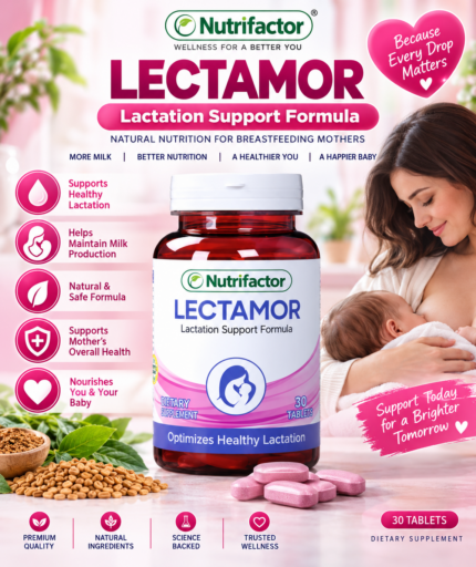 Nutrifactor Lectamor Lactation Support – 30 Tablets for Breastfeeding Mothers