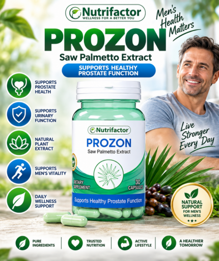 Nutrifactor Prozon Saw Palmetto – Prostate Support | 30 Capsules