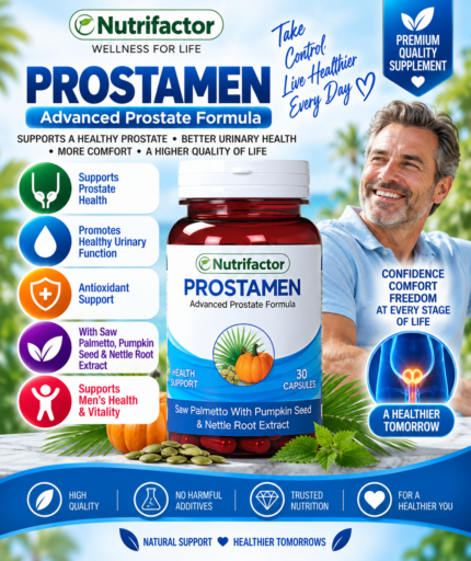 Nutrifactor Prostamen – Advanced Prostate Support | 30 Capsules