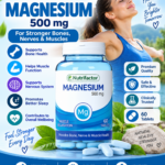 Nutrifactor Magnesium 500mg – 60 Tablets | Bone, Muscle & Nerve Support