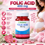 Nutrifactor Folic Acid 400 mcg – 60 Tablets | Pregnancy Support