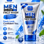 Baba Cosmetics Men’s Glow Face Wash 150ml – Brightening & Deep Cleansing