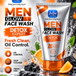 Baba Men Glow Detox Face Wash 150ml – Oil Control & Deep Cleansing