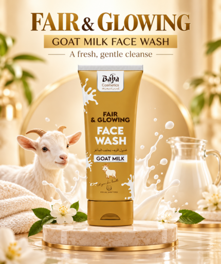 Baba Cosmetics Goat Milk Face Wash – Fair & Glowing Skin
